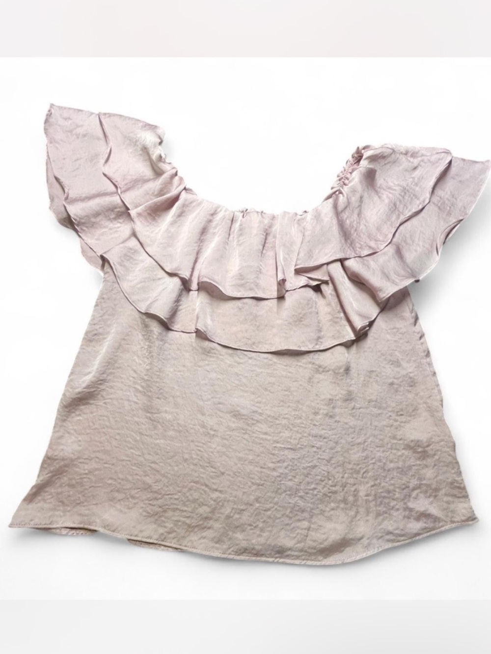 BP. dusty pink ruffle top Size M